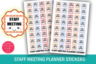 Download Staff Meeting Planner Stickers - Premium Resources