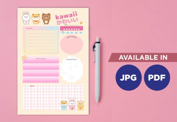 Download Cute Kawaii Planner - Cute kawaii planner Collection