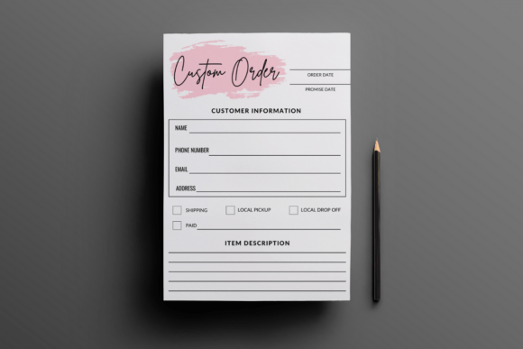 Download Custom Order Form Template - Custom order form Collection
