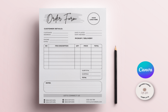 Download Custom Order Form Template - Custom order form Collection