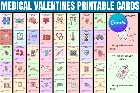 Download Medical Valentines Printable Cards - Cards Collection