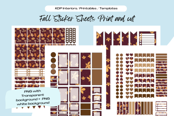 Download Fall Printable Planner Sticker Sheets - Sticker sheets Collection